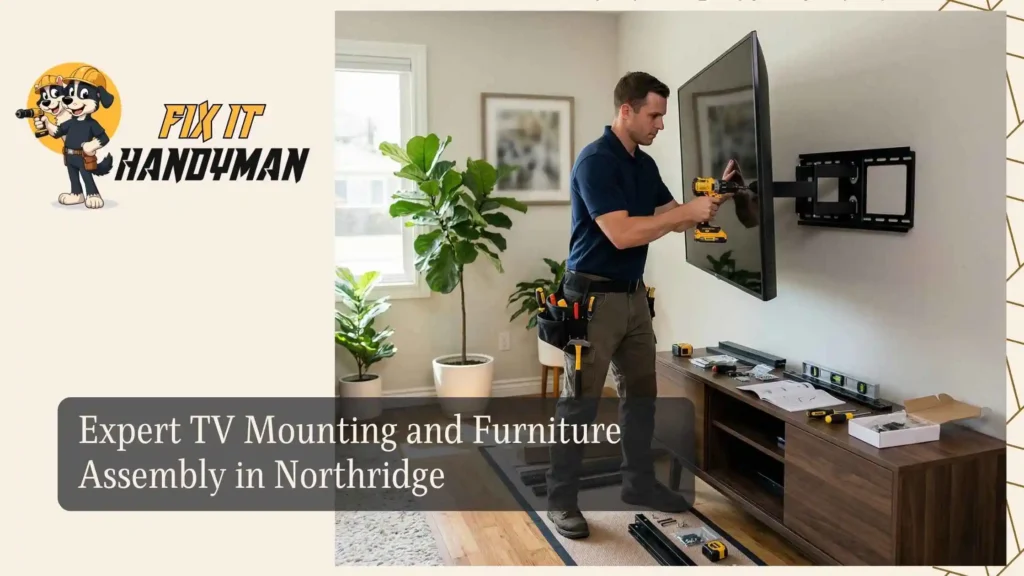 Expert TV Mounting and Furniture Assembly in Northridge