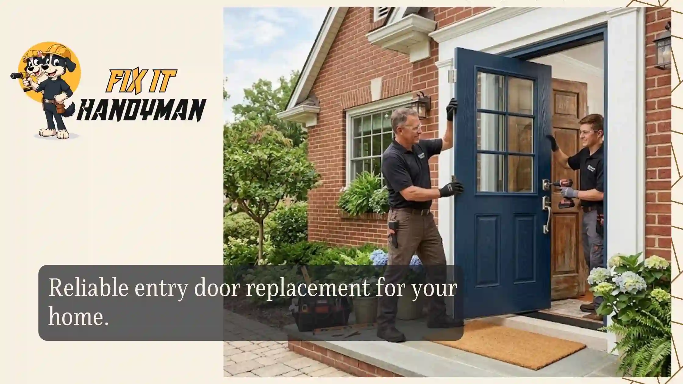 Reliable entry door replacement for your home.